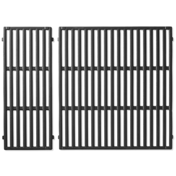 Weber Grills Crafted Porcelain Enameled Cast Iron Cooking Grates For Genesis II 3 Burner Gas Grills 7853350
