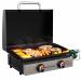 Blackstone Griddle On the Go 22 Inch 2 Burner Tabletop Propane Gas Commercial Style Flat Top Griddle with Hood