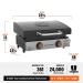 Blackstone Griddle On the Go 22 Inch 2 Burner Tabletop Propane Gas Commercial Style Flat Top Griddle with Hood