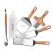 Blackstone Deluxe Stainless Steel 6 Piece Spatula Griddle Kit