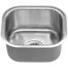 IPT Sinks 18 Gauge 13 Inch x 14 Inch Single Bowl Stainless Steel Undermount Sink