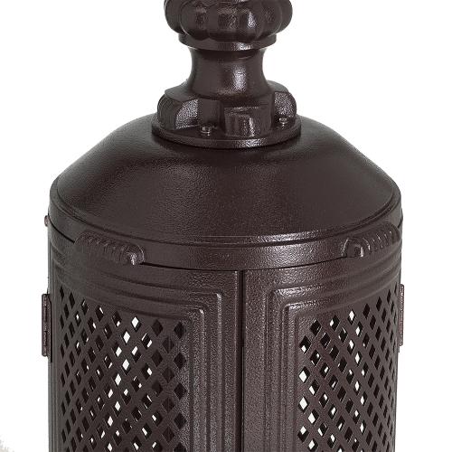 Patio Comfort 40000 BTU Propane Gas Infrared Portable Patio Heater   Antique Cast Bronze