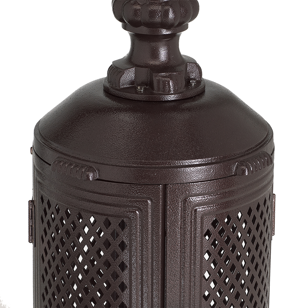 Patio Comfort 40000 BTU Propane Gas Infrared Portable Patio Heater   Antique Cast Bronze