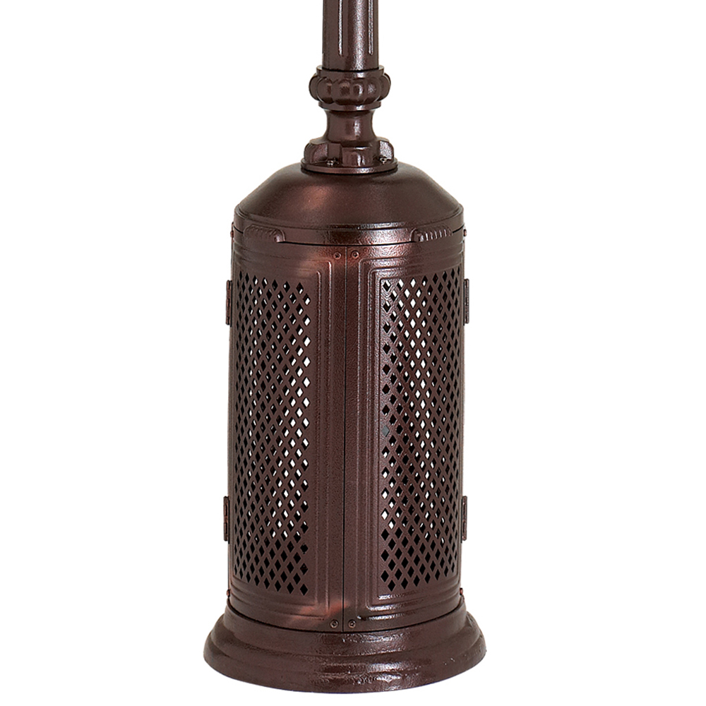 Patio Comfort 40000 BTU Propane Gas Infrared Portable Patio Heater   Antique Cast Bronze