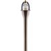 Yard Lights 12v Low Voltage Landscape Lighting Area Light with 18 Inch Brass Stem   Bronzed Cast Brass
