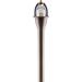 Yard Lights 12v Low Voltage Landscape Lighting Area Light with 18 Inch Brass Stem   Bronzed Cast Brass