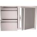 RCS Valiant Series 33 Inch Stainless Steel Access Door  and  Double Drawer Combo