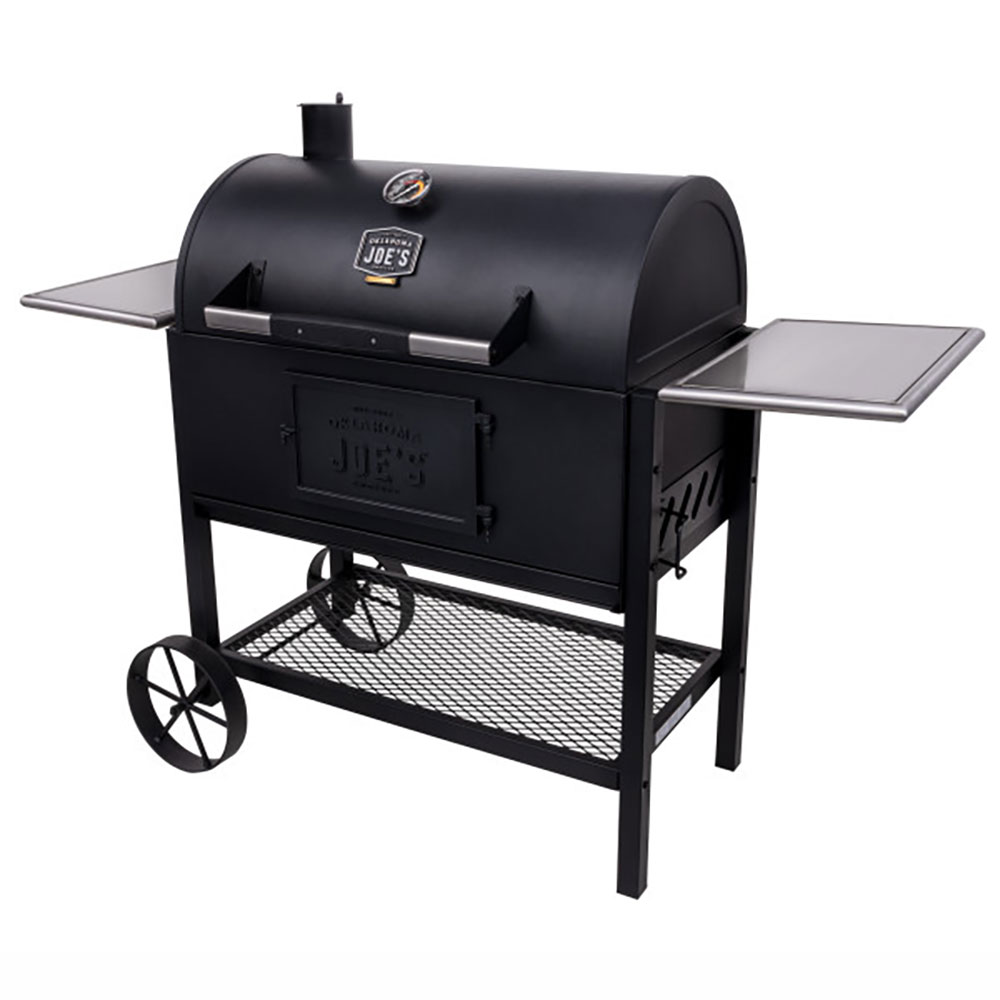 Oklahoma Joes 30 Inch Anthem Series Judge Charcoal Grill 21302126 Angle View
